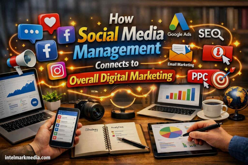 How Social Media Management Connects to Overall Digital Marketing