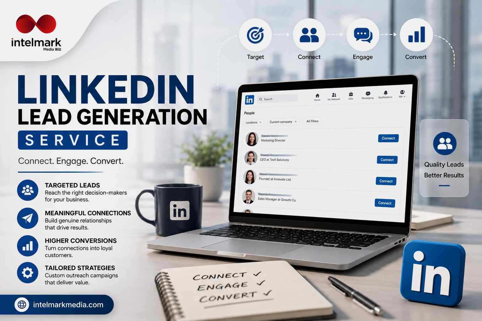 Expert LinkedIn Lead Generation Service for B2B Leads